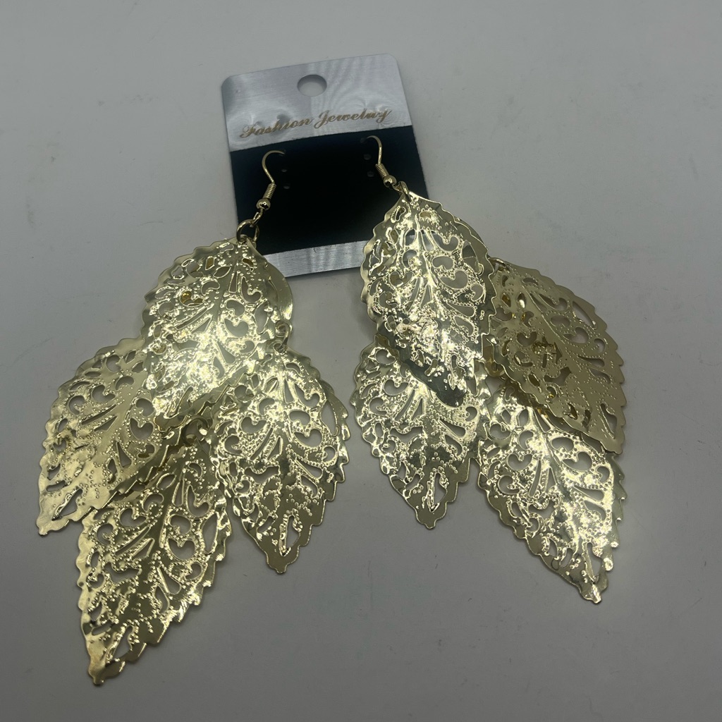Gold Leaf Earrings